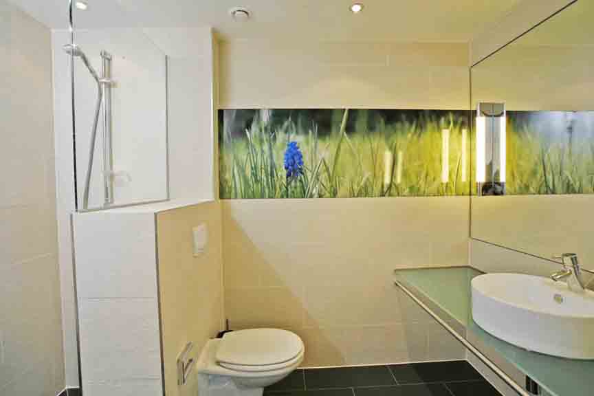 Fotoschilderij muurdecoratie fotopaneel badkamer