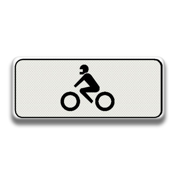 Verkeersbord RVV - OB06 Geldt alleen voor motoren
