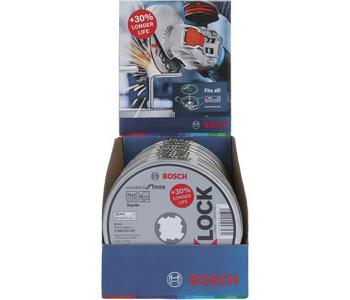 Bosch Prof doorslijpschijf in blik recht Inox/RVS 125 mm(10)