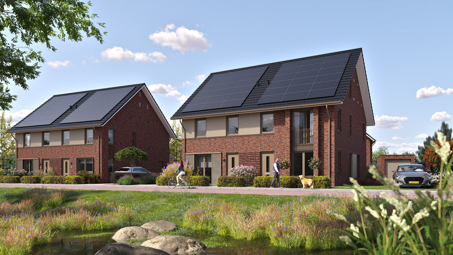 21 woningen Radiks Groenpoort Veenendaal (Kelderman Bouw)