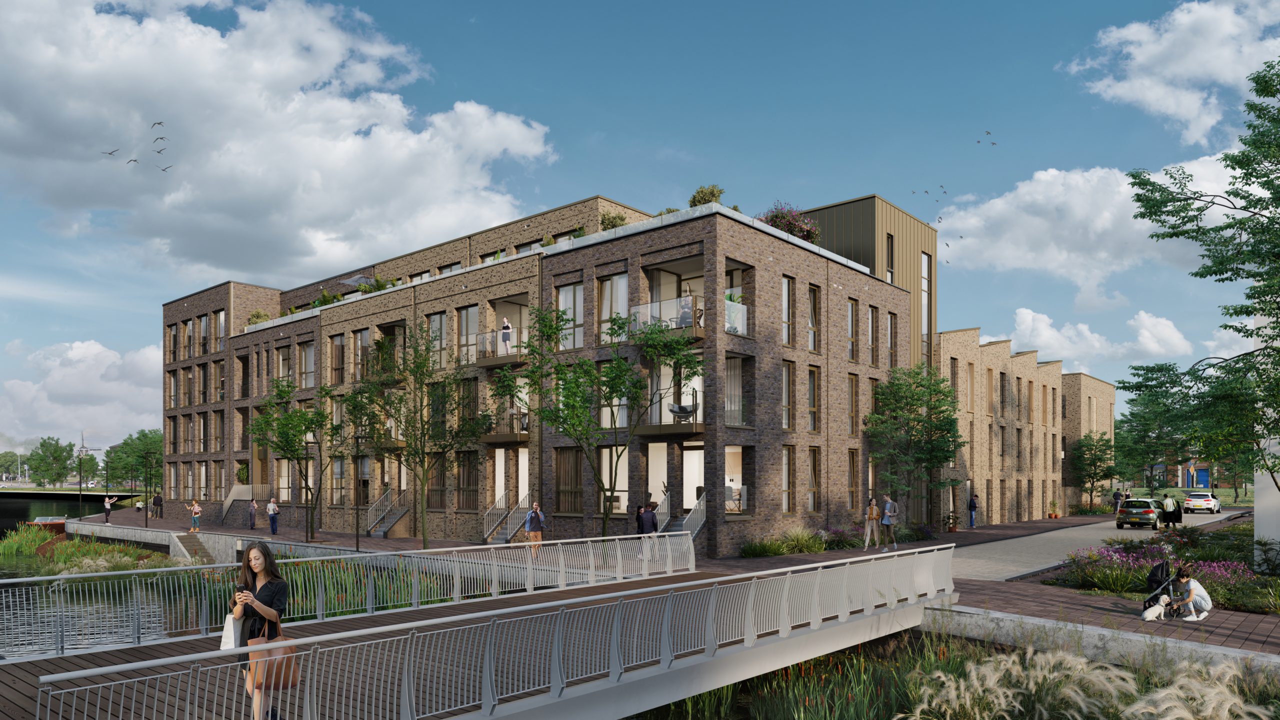 Nieuwbouw 61 woningen & horeca Stadsdok Doetinchem (KlaassenGroep B.V.)