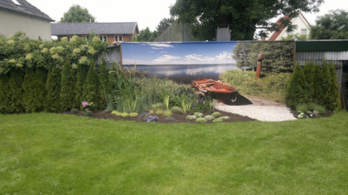 Inspiratie tuinpanelen wandpanelen tuin muur