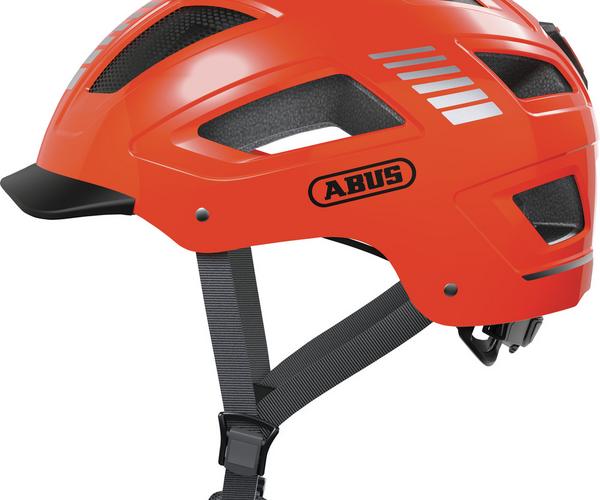 Abus Hyban 2.0 M signal orange fiets helm