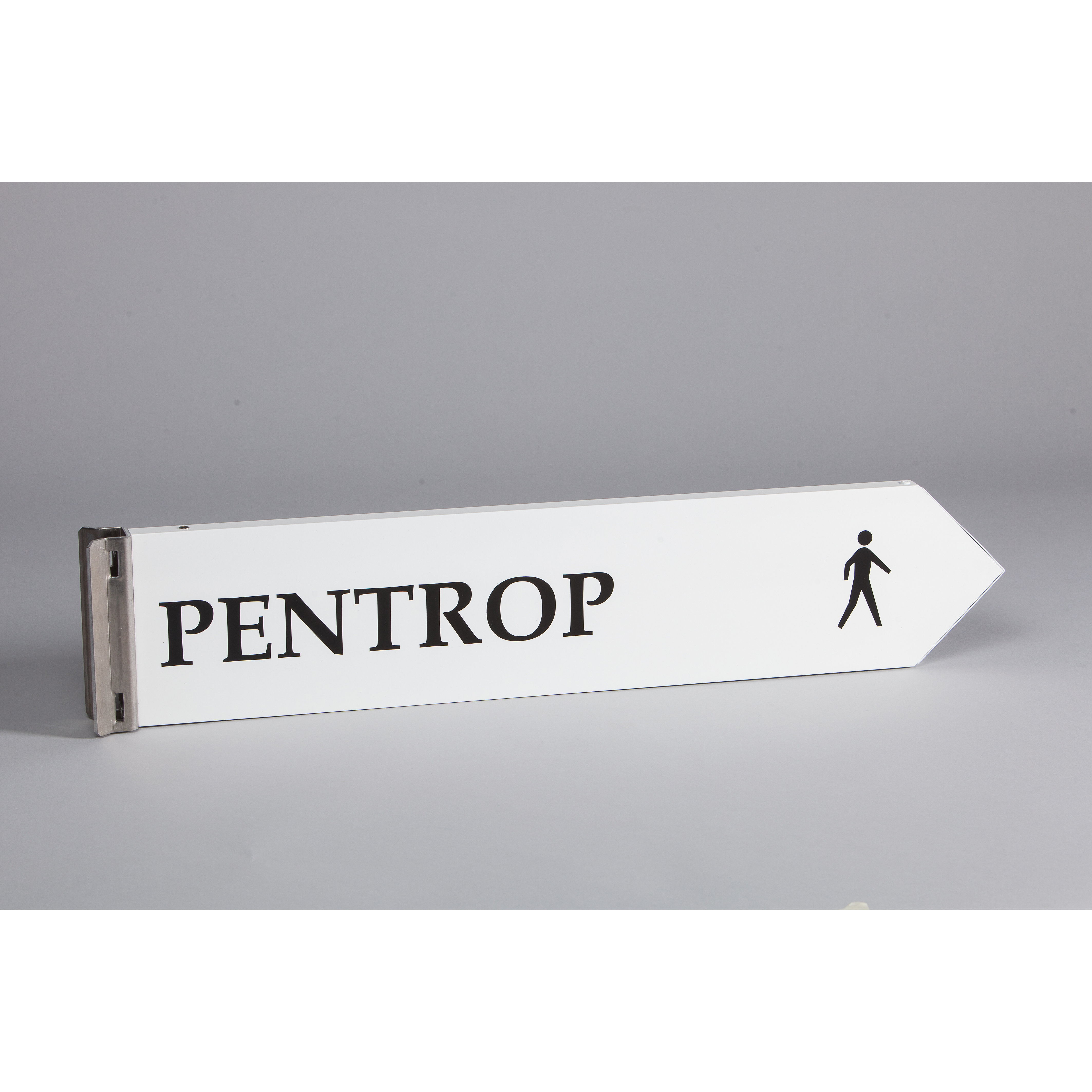 Straatnaamborden straatborden wit looproute