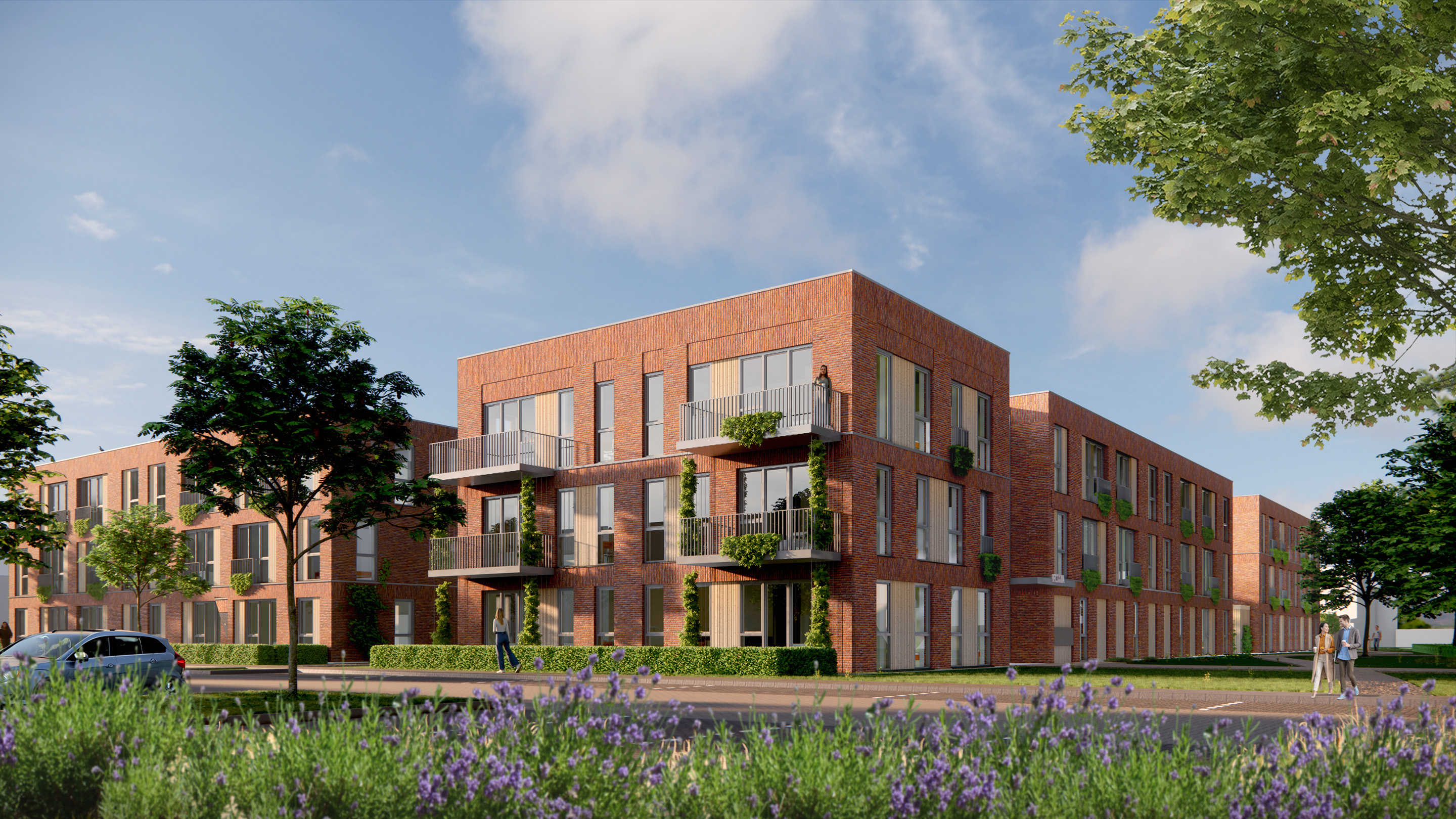 19 grondgebonden woningen en 39 appartementen Doesburg (Optimum Plus)