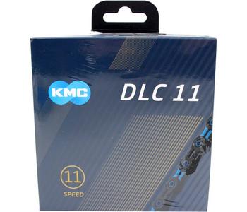 KMC ketting DLC11 black/blue 118s