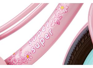 SuperSuper Lola 18inch roze-turquoise meisjes Transportfiets 5