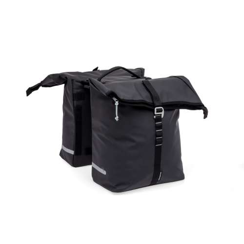NL FIETSTAS DUBBEL CANTOS BLACK MIK 36L