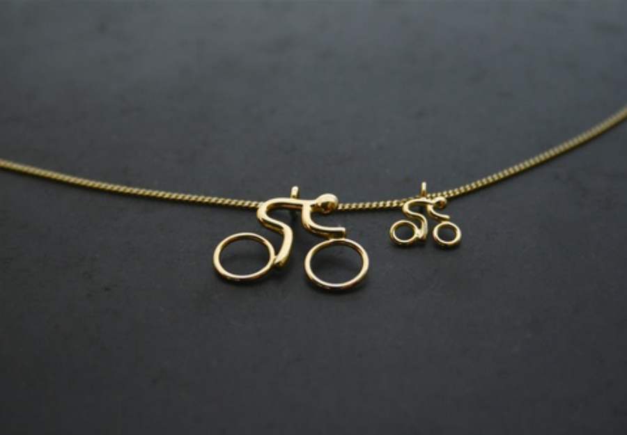 Racefiets goud web