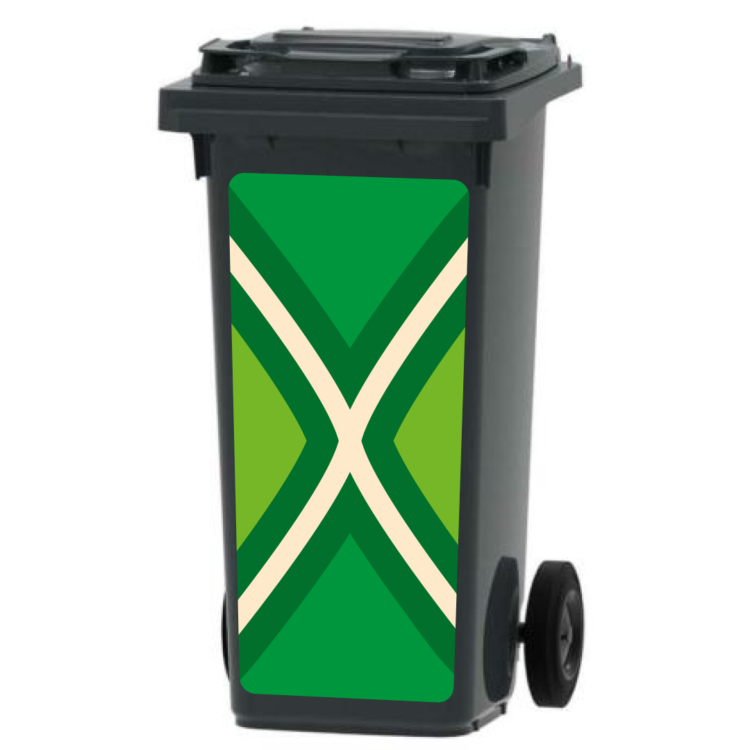 Containersticker - Achterhoekse vlag