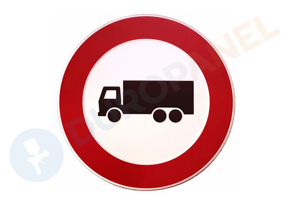 Verbodsbord - Verboden voor vrachtwagens