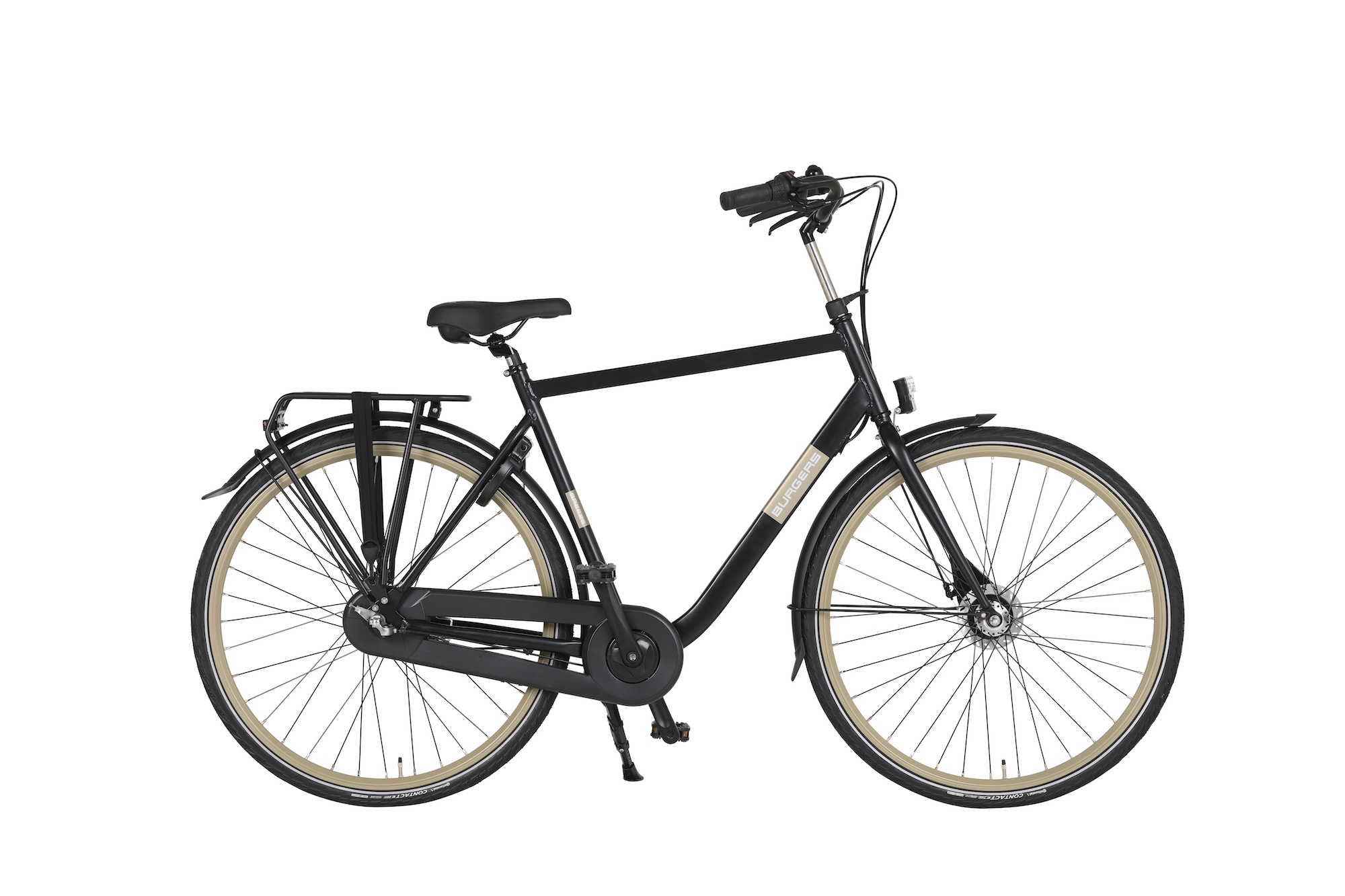 Burgers Breeze CB 50cm mat-zwart Herenfiets