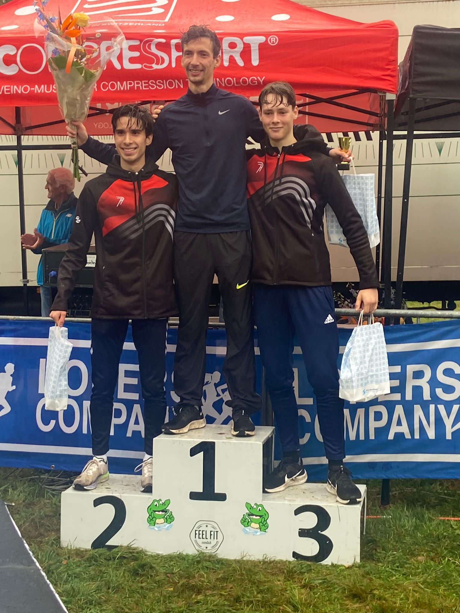 Boris en Ilja veroveren podiumplek Maldense Bosloop 2023