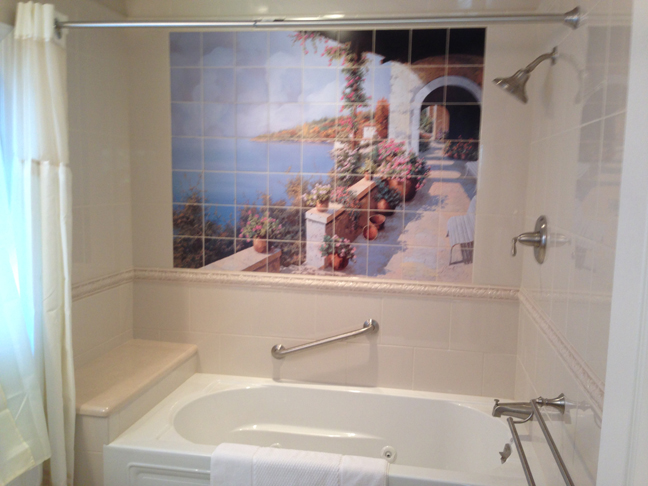 Sublimatie tegels badkamer