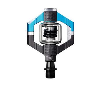 Crankbrothers pedaal candy 7 zwart & electric blue