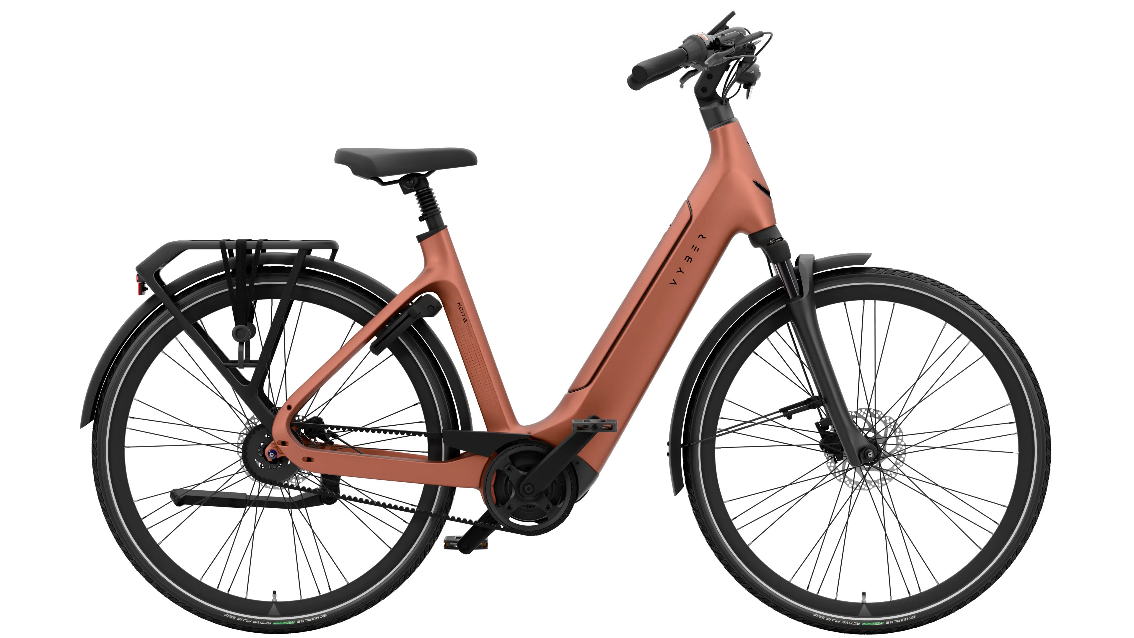 Vyber Xcitemnt electric peach 53cm elektrische damesfiets