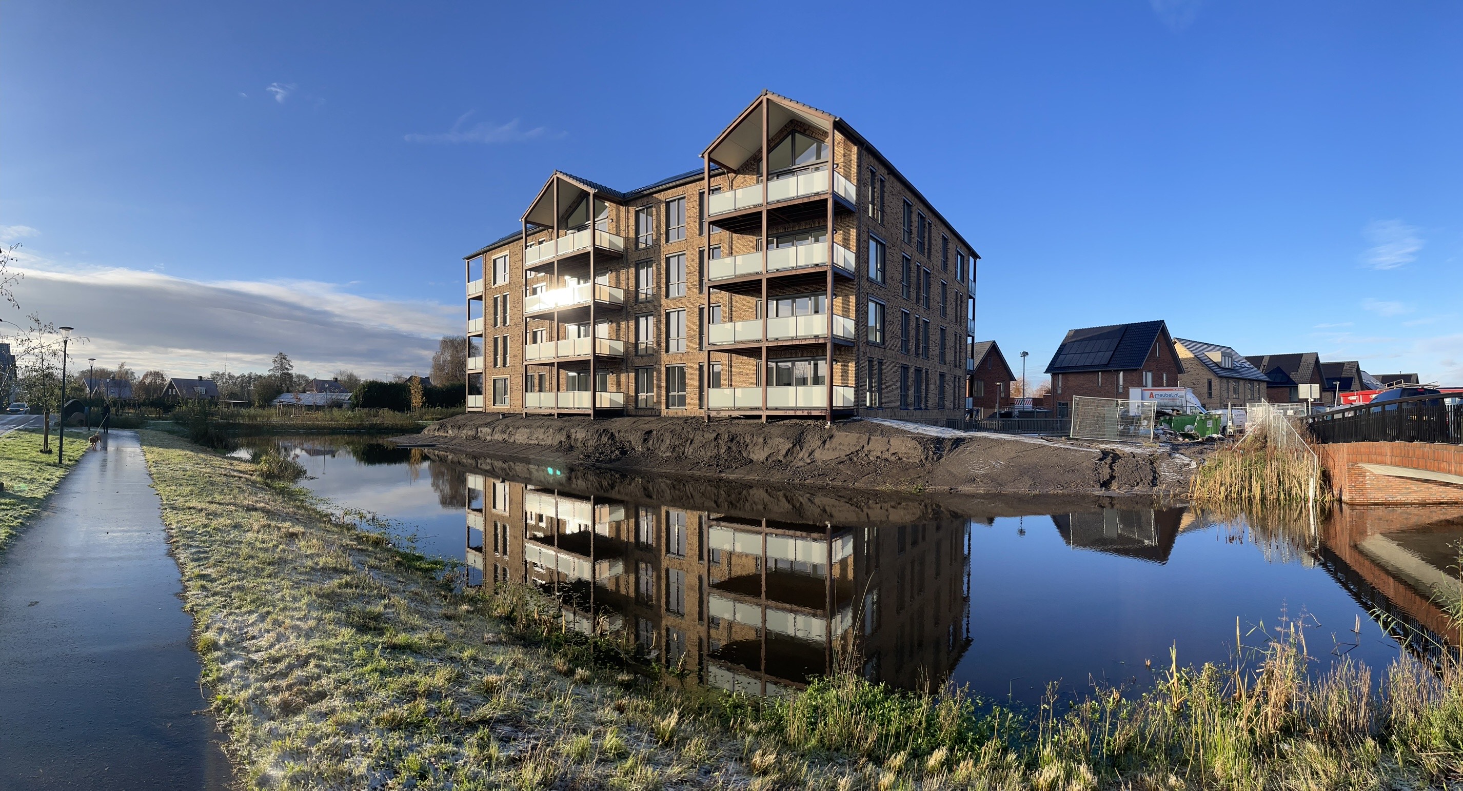 11 koopwoningen en 18 luxe huurappartementen Weideveen Veenendaal (Van Wijnen Groep)