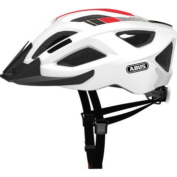 Abus Aduro 2.0 S race white MTB helm