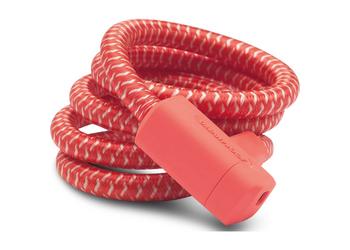 Urban Proof kabelslot braided 15mm 150cm Kreeft rood