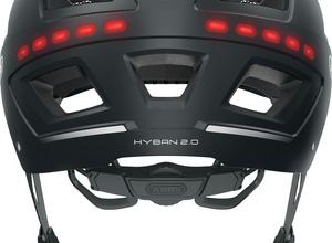 Abus Hyban 2.0 LED XL signal black fiets helm 3