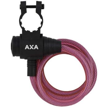 Axa Spiraalkabelslot Zipp 120cm/8mm Roze