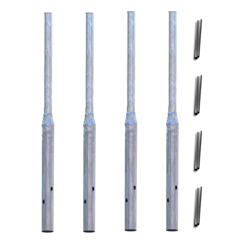 Verkeersbordpaal  Ø48/76mm (flespaal)