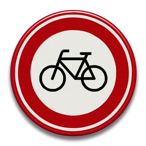  Verkeersbord RVV - C14 Gesloten voor fietsers