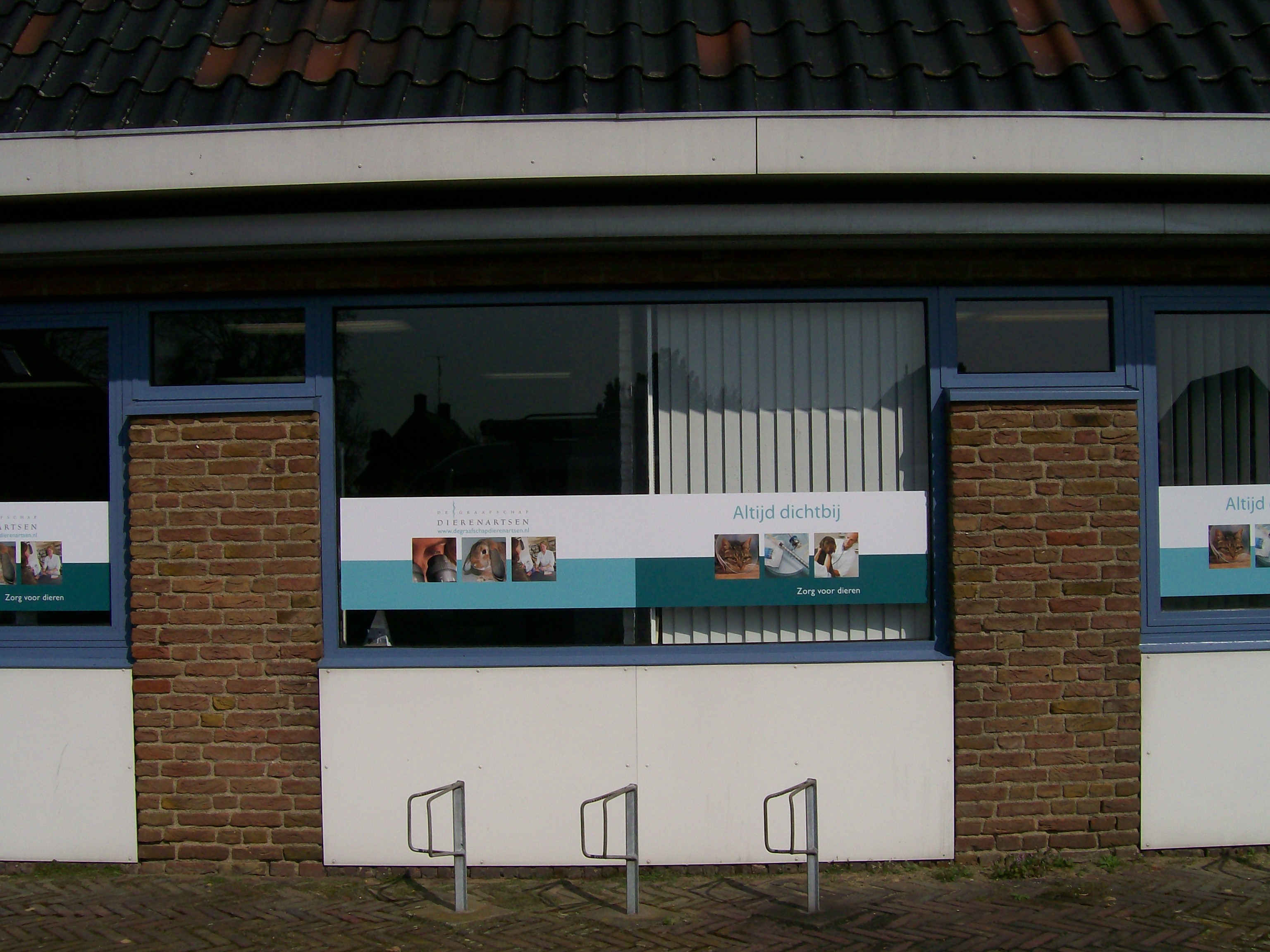 Raamstickers raamdecoratie praktijk