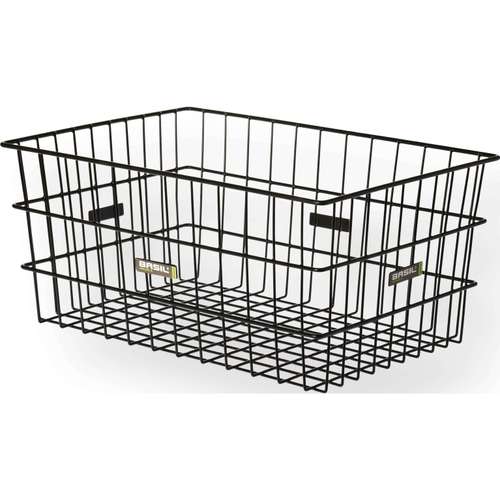 Basil mand Zembla staal 45L zwart 53x37x23cm