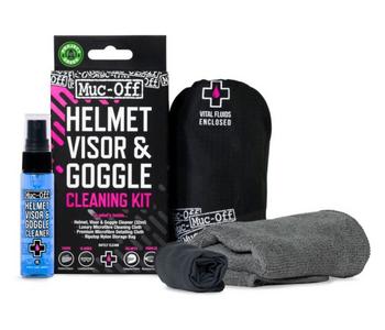 Muc-off schoonmaak set helm & vizier spray & micro