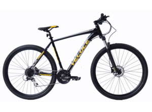 Veloce Outrage 603  27,5inch zwart-geel 43cm Mountainbike