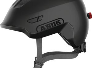Abus Smiley 3.0 ACE LED S velvet black kinder helm