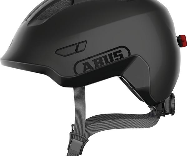 Abus Smiley 3.0 ACE LED S velvet black kinder helm