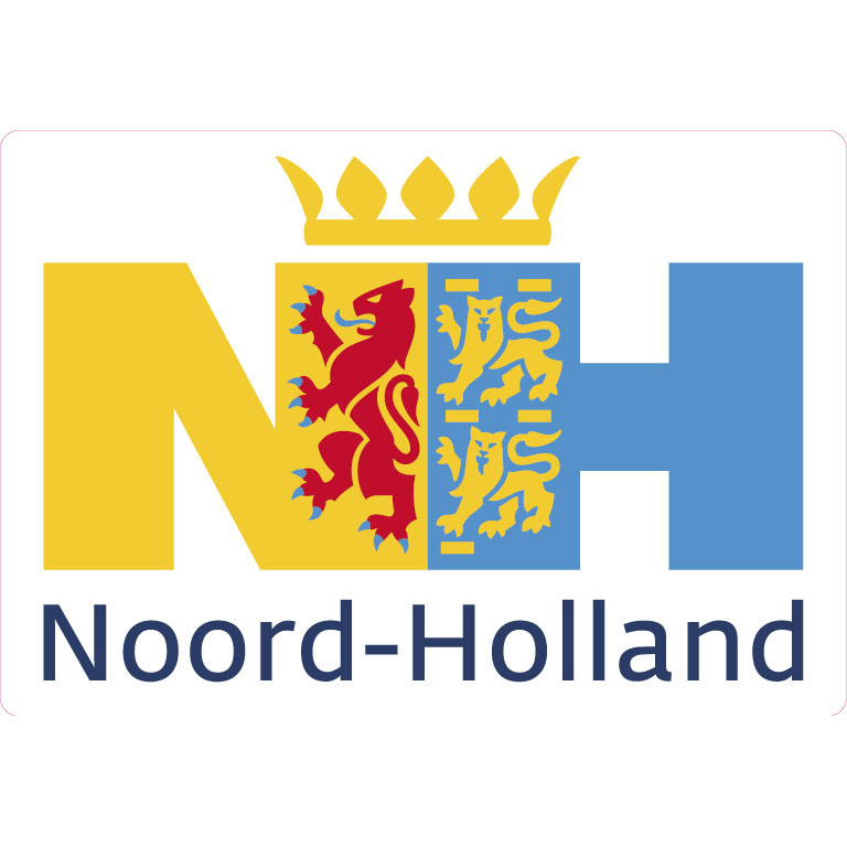 Sticker 'logo Noord Holland' (5 stuks)