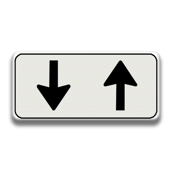 Verkeersbord RVV - OB505 Pijlbord tegenliggers