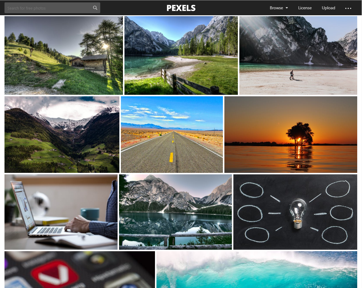Pexels gratis stock afbeeldingen