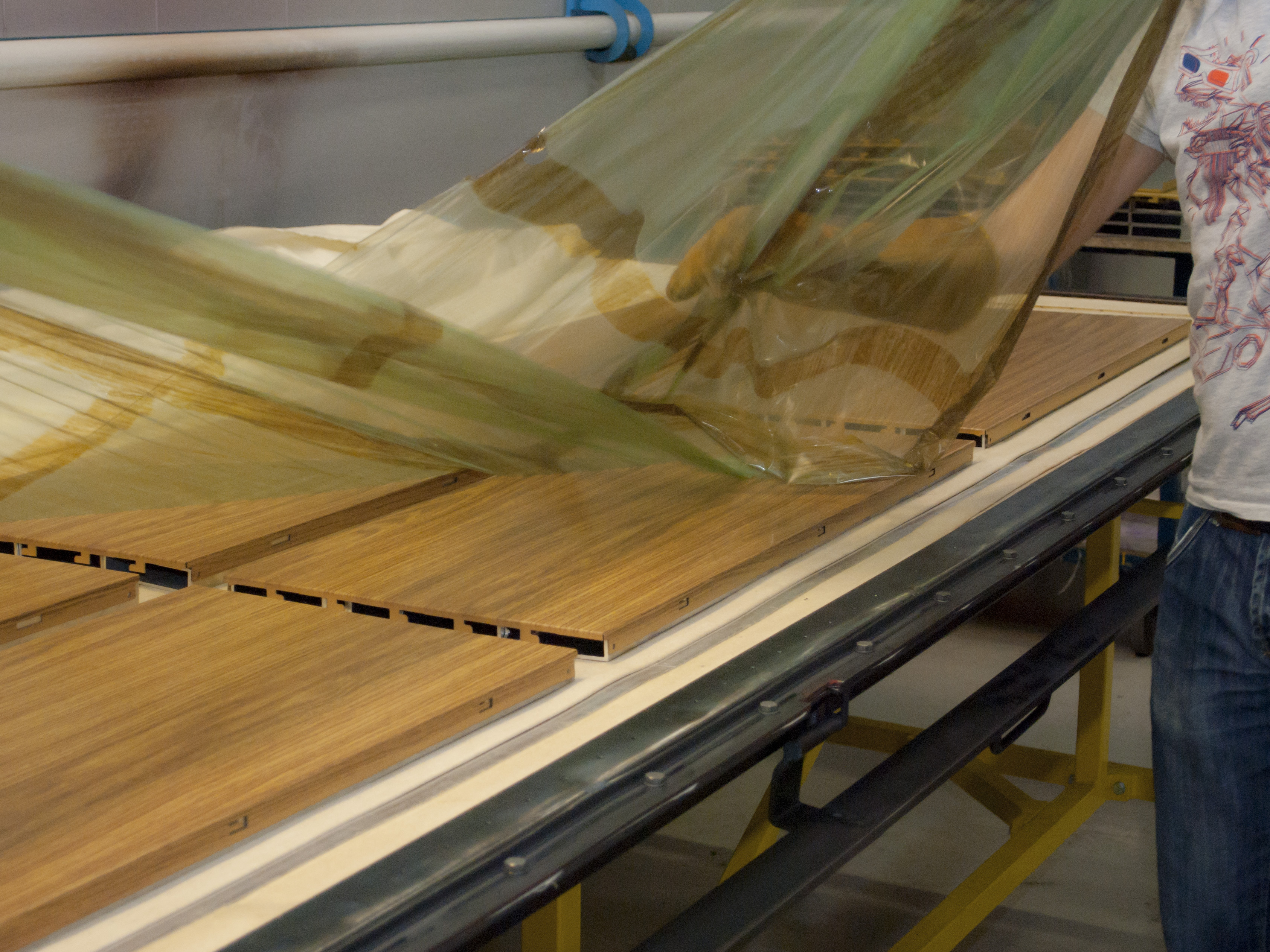 Voorbeelden sublimatie profielen houtstructuur