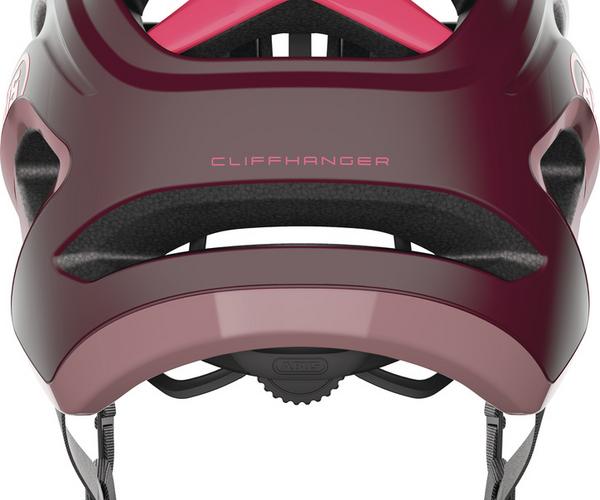 Abus Cliffhanger S wildberry red MTB helm 3