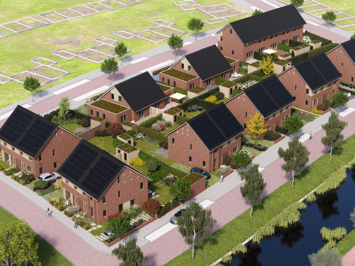 21 woningen Radiks Groenpoort Veenendaal (Kelderman Bouw)