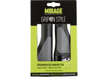 Mirage handvatten Grips in Style 45 zwart/grijs 132/100mm