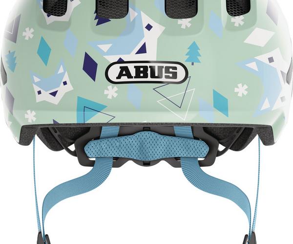 Abus Smiley 3.0 M green nordic shiny kinder helm 2