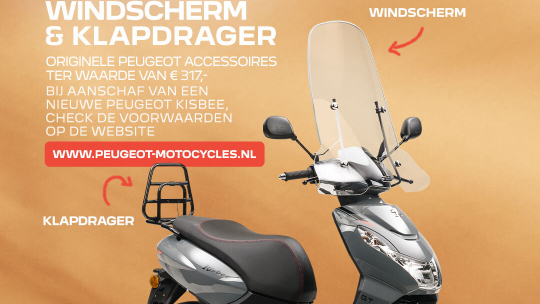 Zomerdeal Peugeot Kisbee scooter
