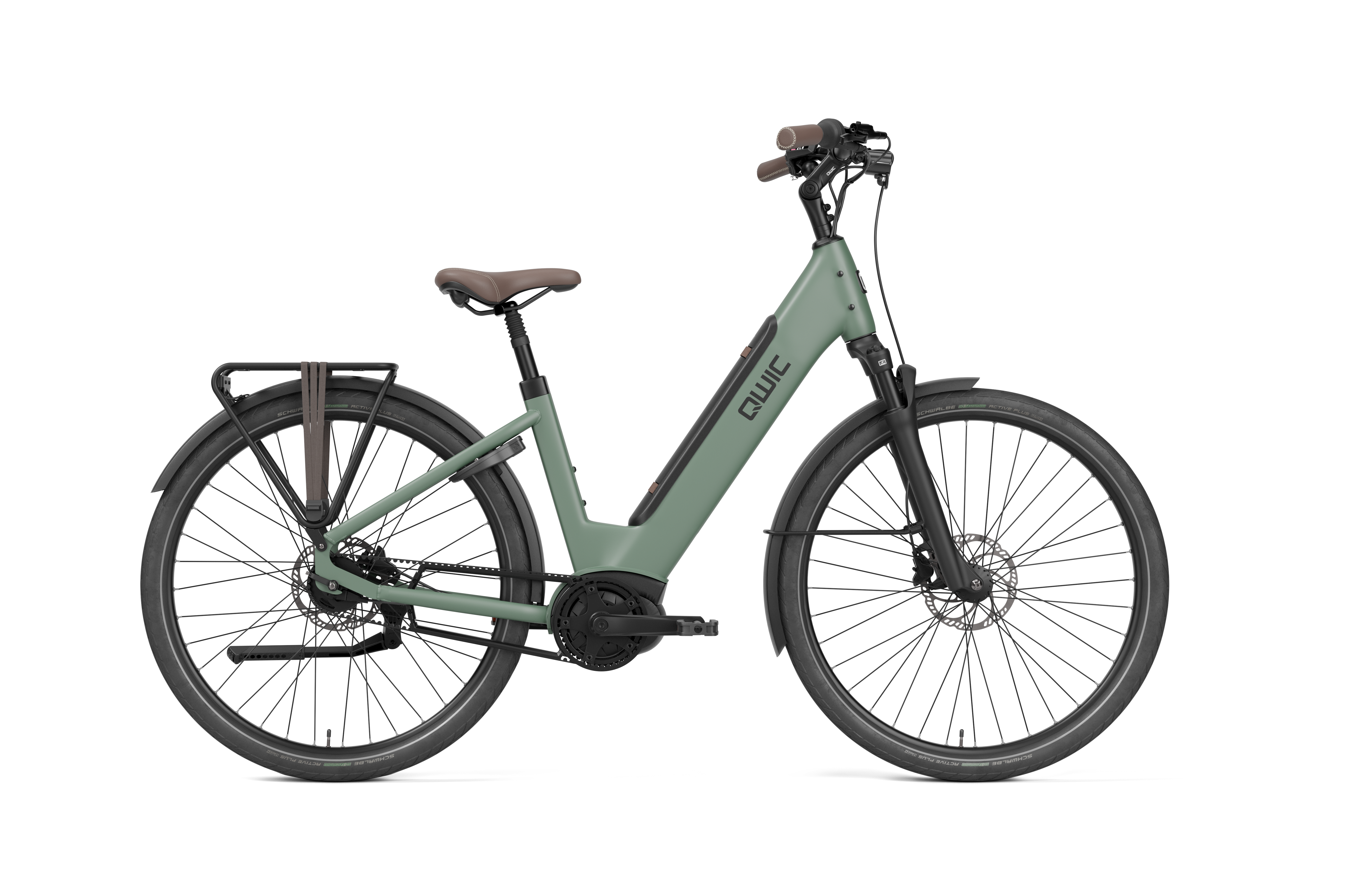 Qwic E-bike ELAN FLOW 50 Nm Bosch middenmotor Accu 500Wh