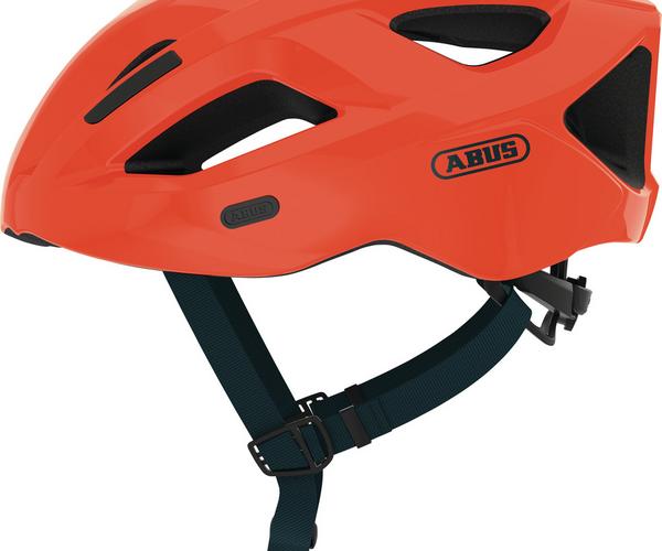 Abus Aduro 2.1 shrimp orange S allround fiets helm