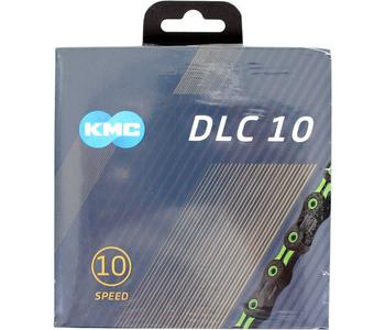 KMC ketting DLC10 black/green 116s