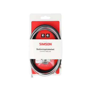 Simson Remkabelset compleet universeel zwart