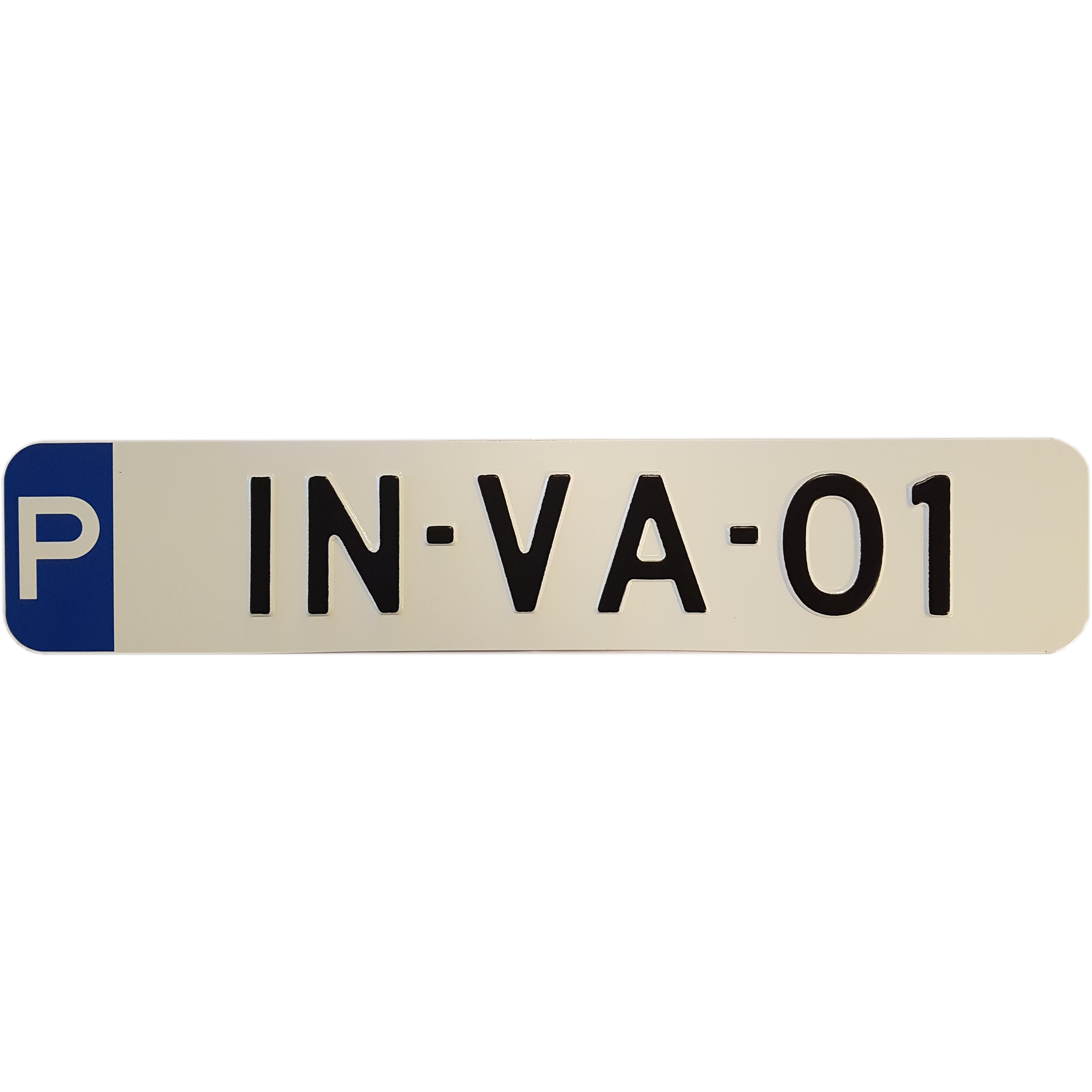 Parkeerbord - Parkeerplaats kenteken