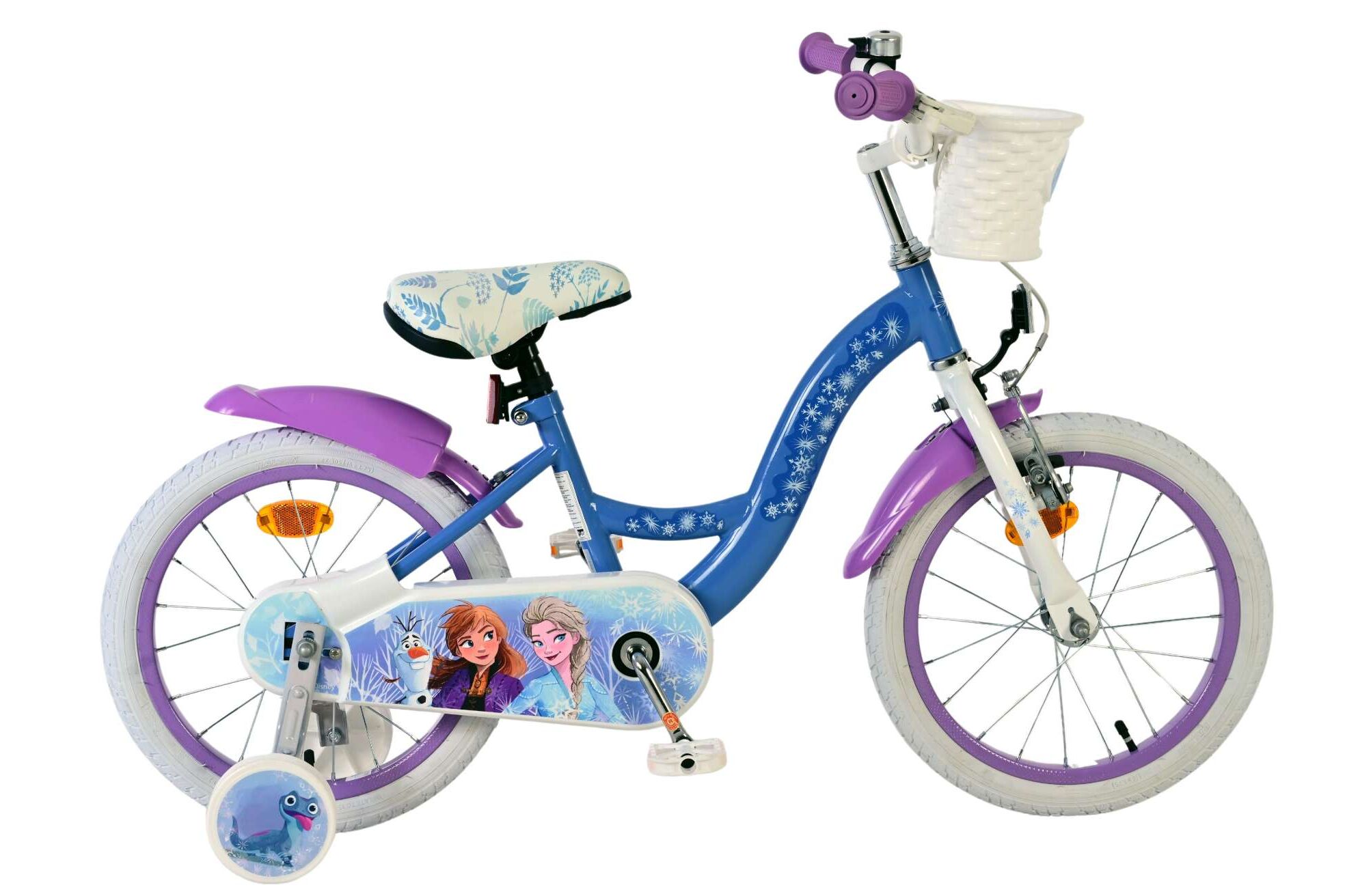 Volare Disney Frozen 2 blauw-paars 16inch meisjesfiets