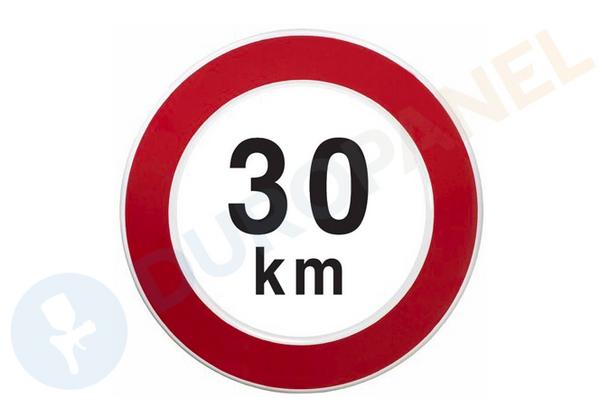 Snelheidsbord - Maximum snelheid 30 km per uur