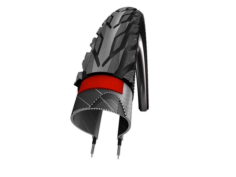 Schwalbe bub 28x1.75 47-622 refl silento kg zwart